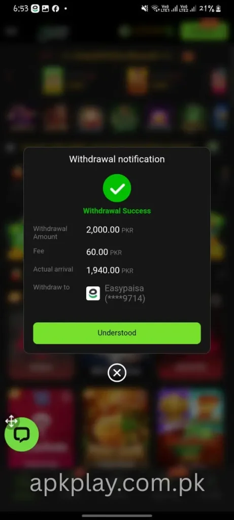 Ace 778 game real prove of withdraw
